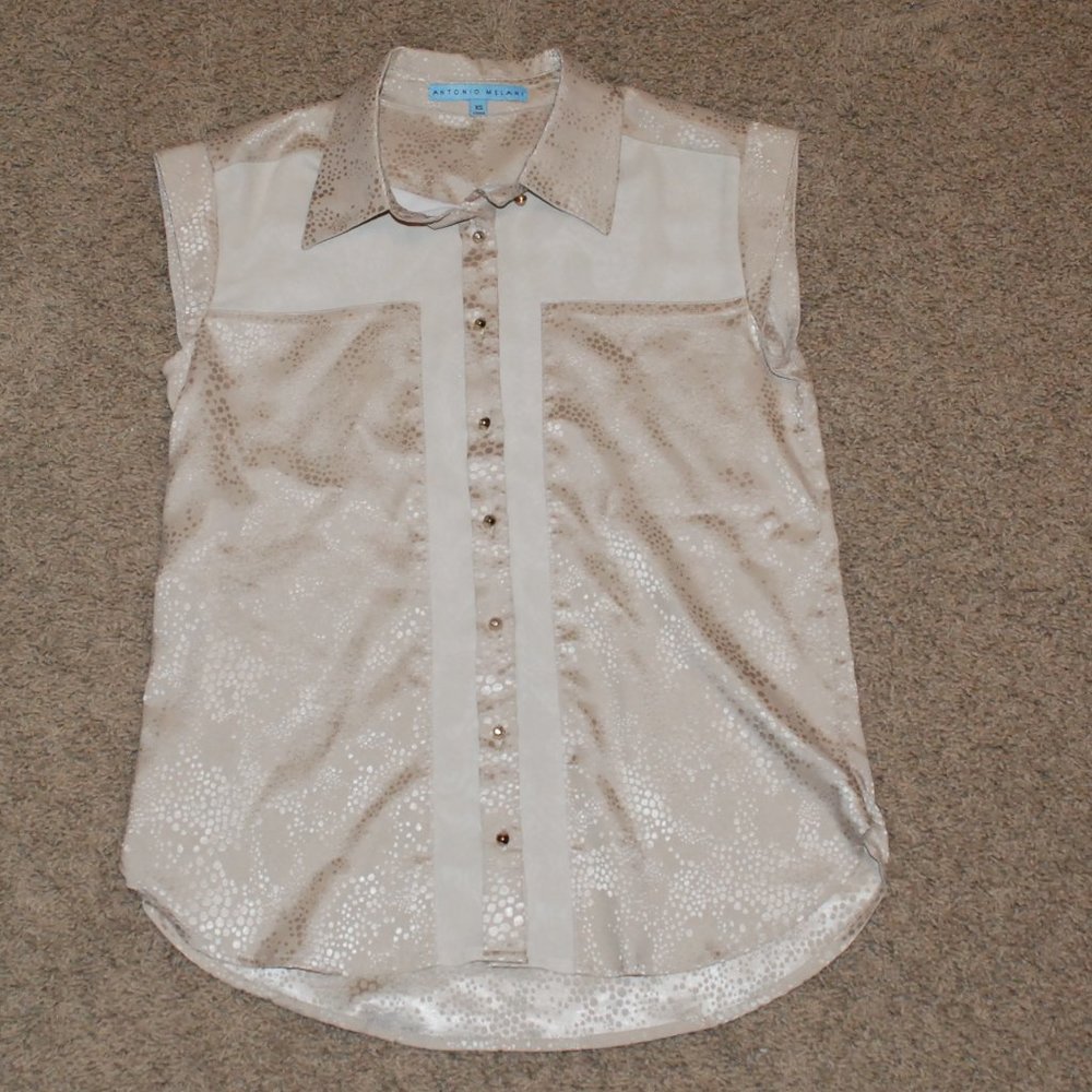 Gold Antonio Melani Blouse XS